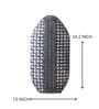 Elara Column Woven Resin Vase (Black)