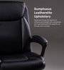 Elara High Back Leatherette Executive Chair In Black Color