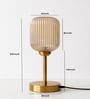 Elara Ribbed Cylinder Table Lamp