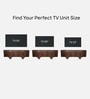 Elara TV Unit in Walnut finish