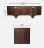 Elara TV Unit in Walnut finish