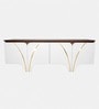 Elara TV Unit in Walnut & White Finish