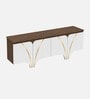 Elara TV Unit in Walnut & White Finish