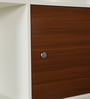 Elara White Colour Bookshelf In Frosty White Finish With 8 Tier