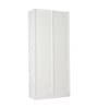 Elara White Colour Bookshelf In Frosty White Finish With 8 Tier