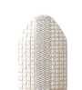 Elara Column Woven Resin Vase (White)