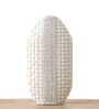 Elara Column Woven Resin Vase (White)