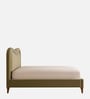 Elaris Curve Comfort Bed in velvet With Engineer Wood Frame & Hydraulic Storage