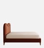 Elaris Curve Comfort Bed in velvet With Engineer Wood Frame & Hydraulic Storage