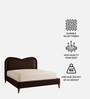 Elaris Curve Comfort Bed in velvet With Engineer Wood Frame & Hydraulic Storage