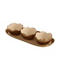 Elaris Tray & Bowl Set In Gold