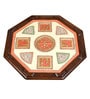 Elba Teak Wood Coffee Table in Walnut Finish