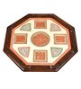 Elba Teak Wood Coffee Table in Walnut Finish Elba Teak Wood Coffee Table in Walnut Finish