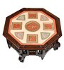 Elba Teak Wood Coffee Table in Walnut Finish Elba Teak Wood Coffee Table in Walnut Finish