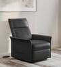 Elbe Leatherette 1 Seater Motorized Recliner In Black Colour