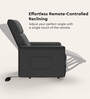 Elbe Leatherette 1 Seater Motorized Recliner In Black Colour