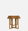 Elburg Sheesham Wood 6 Seater Folding Dining/Console Table in Rustic Teak Finish