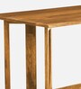 Elburg Sheesham Wood 6 Seater Folding Dining/Console Table in Rustic Teak Finish