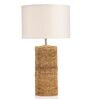 Elder Beige Shade Table Lamp With Fabirc Base