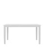 Elderberry Solid Wood 6 Seater Dining Set in White Finish with Bench