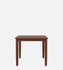 Elderberry Solid Wood 6 Seater Dining Table in Walnut Finish