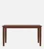 Elderberry Solid Wood 6 Seater Dining Table in Walnut Finish