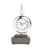 Silver Eldora Table Clock