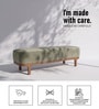Eldora Slimline Bench In Green Colour