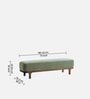 Eldora Slimline Bench In Green Colour