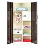 Electra 2 Door Metal Almirah With Mirror In Brown Colour