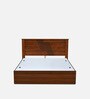 Electra Max Queen Size Bed in Walnut Finish with Box Storage