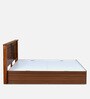 Electra Max Queen Size Bed in Walnut Finish with Box Storage