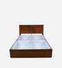 Electra Max Queen Size Bed in Walnut Finish with Box Storage