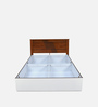Electra Max Queen Size Bed in White Finish with Box Storage