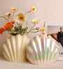 Electroplated Shell Madeleine Vase
