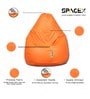 Elega XXL BeanBag with Beans in Orange Colour