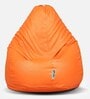 Elega XXL BeanBag with Beans in Orange Colour