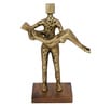 Elegance Antique Gold Aluminium Showpiece