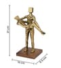 Elegance Antique Gold Aluminium Showpiece
