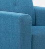 Elegance Fabric 1 Seater Sofa In Scuba Blue Colour