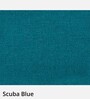 Elegance Fabric 1 Seater Sofa In Scuba Blue Colour