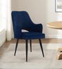 Elegance Fabric Arm Chair In Blue Colour