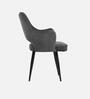 Elegance Fabric Arm Chair In Grey Colour