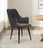 Elegance Fabric Arm Chair In Grey Colour