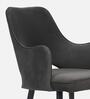 Elegance Fabric Arm Chair In Grey Colour