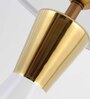 Elegance Gold and White Metal Table lamp