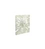 Elegance Off White Gold Metal Wall Art