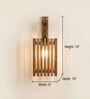 Eleganrt Wooden Novelty Wall Light (Natural Wood)