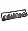 Black Multipurpose Metal City Wall Hanger with Multiple Hooks