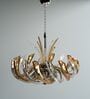 Elegant 12 Lights Artistic Glass Chandelier